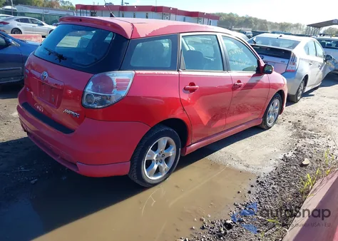 2007 Toyota Matrix Xr из США, поврежденный, VIN 2T1KR30E37C629957